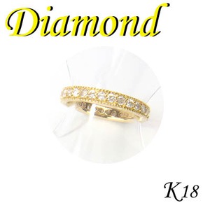 K10ホワイトゴールド　天然ダイヤリング 指輪 ピンキーリング　ダイヤモンドリング 0.02ct　5号　アンティーク調　プリンセス
