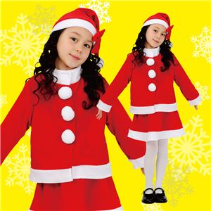 【クリスマスコスプレ 衣装】キッズツーピースサンタ 120 4560320827788 （子供用）