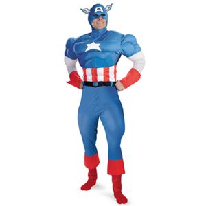 【コスプレ】 disguise Captain America ／ Captain America Adult Shield キャプテンアメリカ