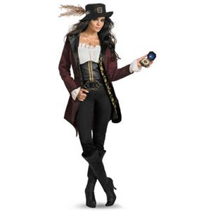 【コスプレ】 disguise Pirate Of The Caribbean ／ Captain Jack Sparrow Deluxe 38-40 パイレーツ・オブ・カリビアン ジャックスパロウ