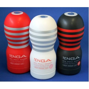 TENGA（テンガ） ディープスロート・カップ 3種セット 特殊な構造が生み出す、DEEPな吸いつき感。