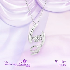 クロスフォーDancing Heart(ダンシングハート)  DH-007  【Wonder】　ダイヤモンドペンダント