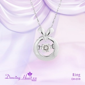 クロスフォーDancing Heart(ダンシングハート)  DH-018  【Ring】　ダイヤモンドペンダント