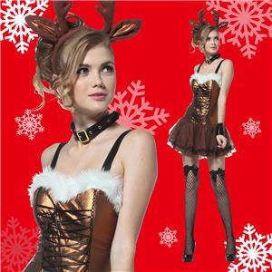 【クリスマスコスプレ 衣装】マジカルトナカイブロンズ Ladies